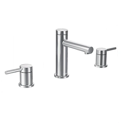 Align Chrome Two-Handle High Arc Bathroom Faucet T6193