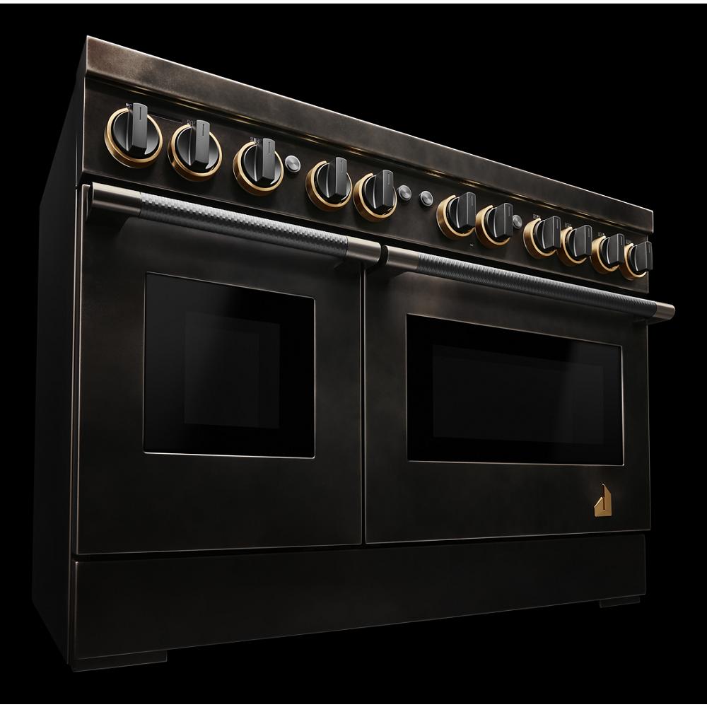 Smoke & Brass By 48" Dual-Fuel Professional-Style Range TANKMAN50