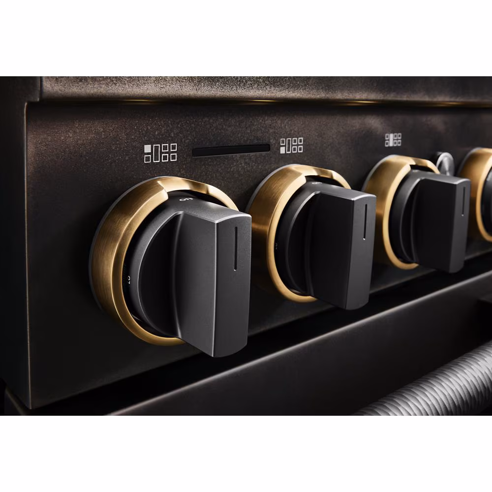 Smoke & Brass By 48" Dual-Fuel Professional-Style Range TANKMAN50