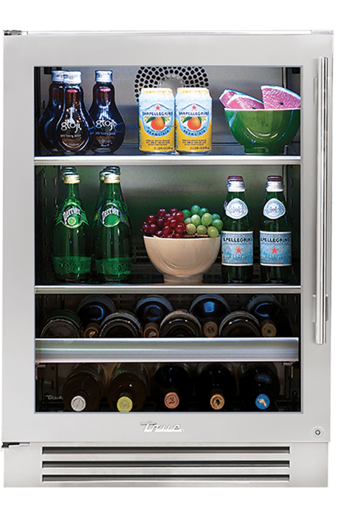 24″ Beverage Center Stainless Glass TBC24RSGC044H05
