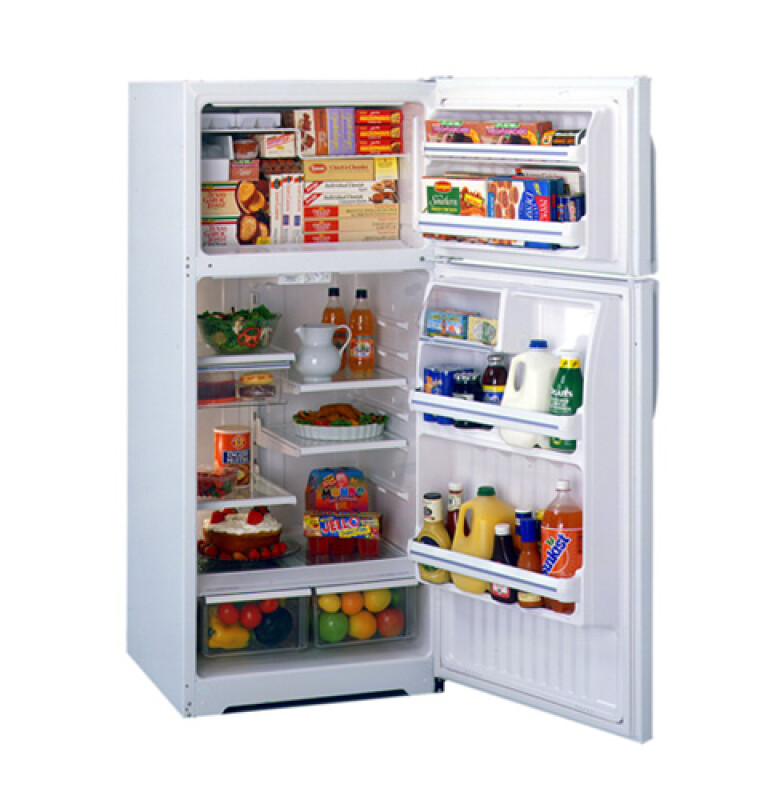 , No Fost top mount, glass shelves, marble finish TBJ14JABWW