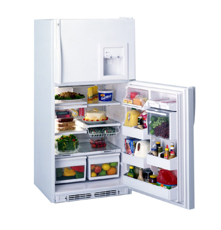 24.7 Cu. Ft. Top-Mount No-Frost Refrigerator with Dispenser TBX25PRBLBB