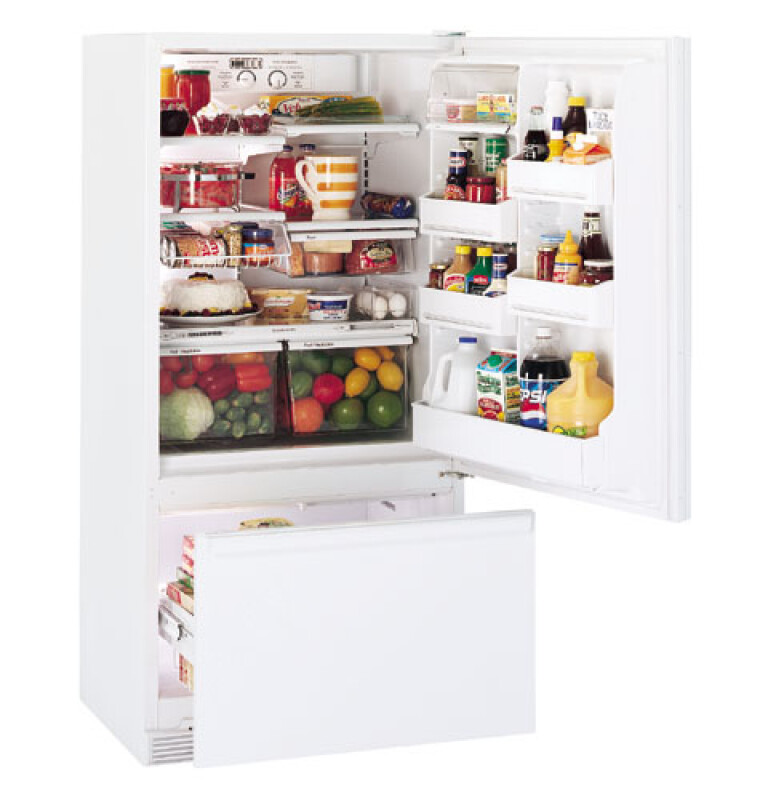 17.6 Cu. Ft. Bottom-Freezer Refrigerator with Freezer Compartment Drawer TCD18PADBB