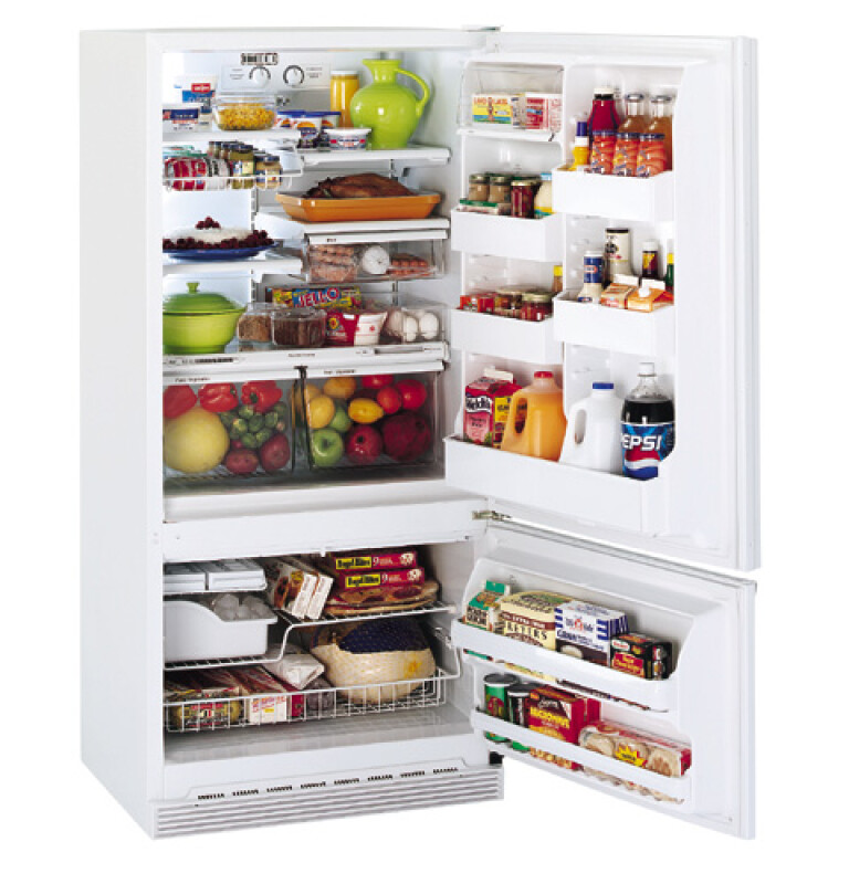 17.6 Cu. Ft. Bottom-Freezer Refrigerator with Freezer Compartment Door TCX18PADBB