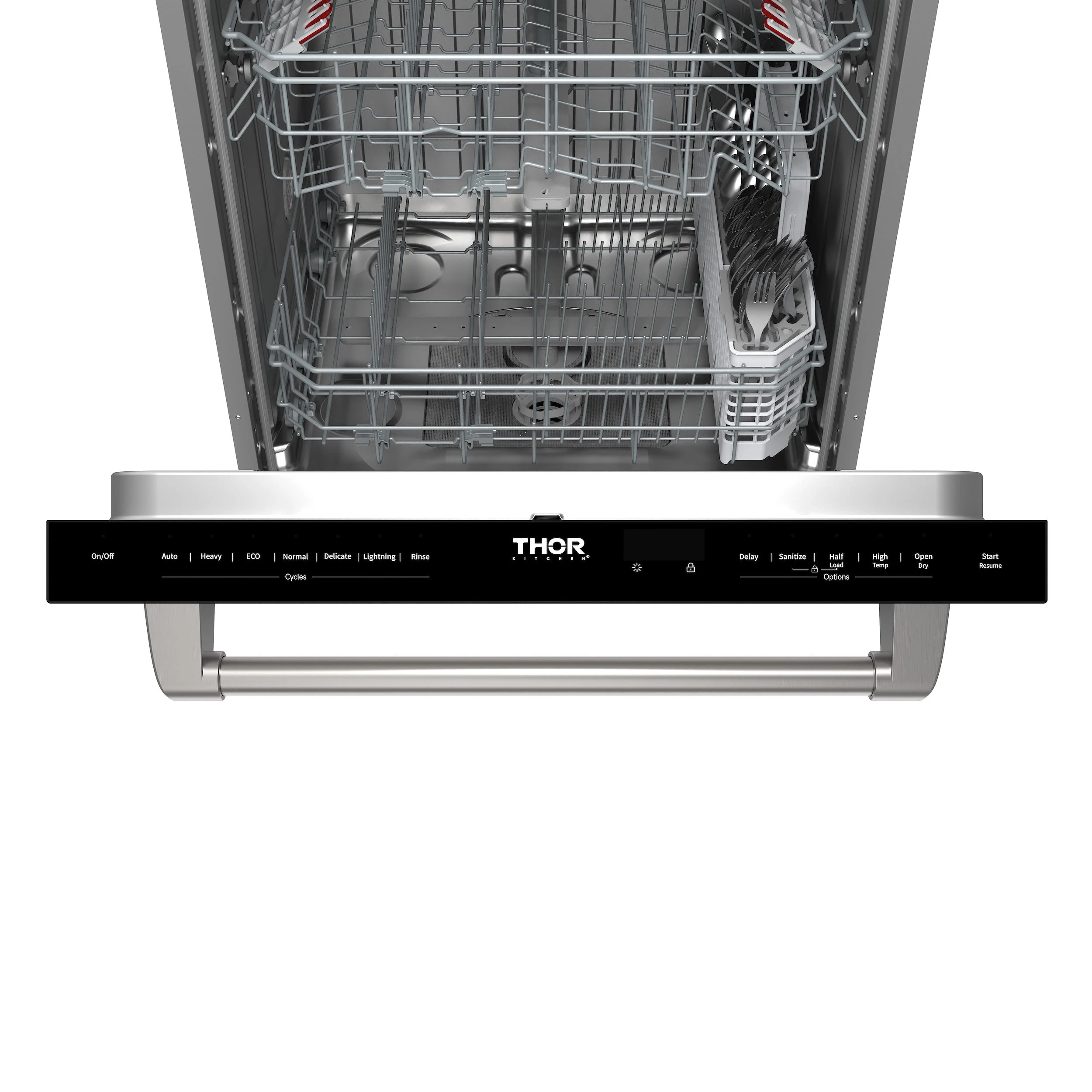 24 Inch Built-in Dishwasher With Open Dry And 7 Cycle In Stainless Steel TDW24C7