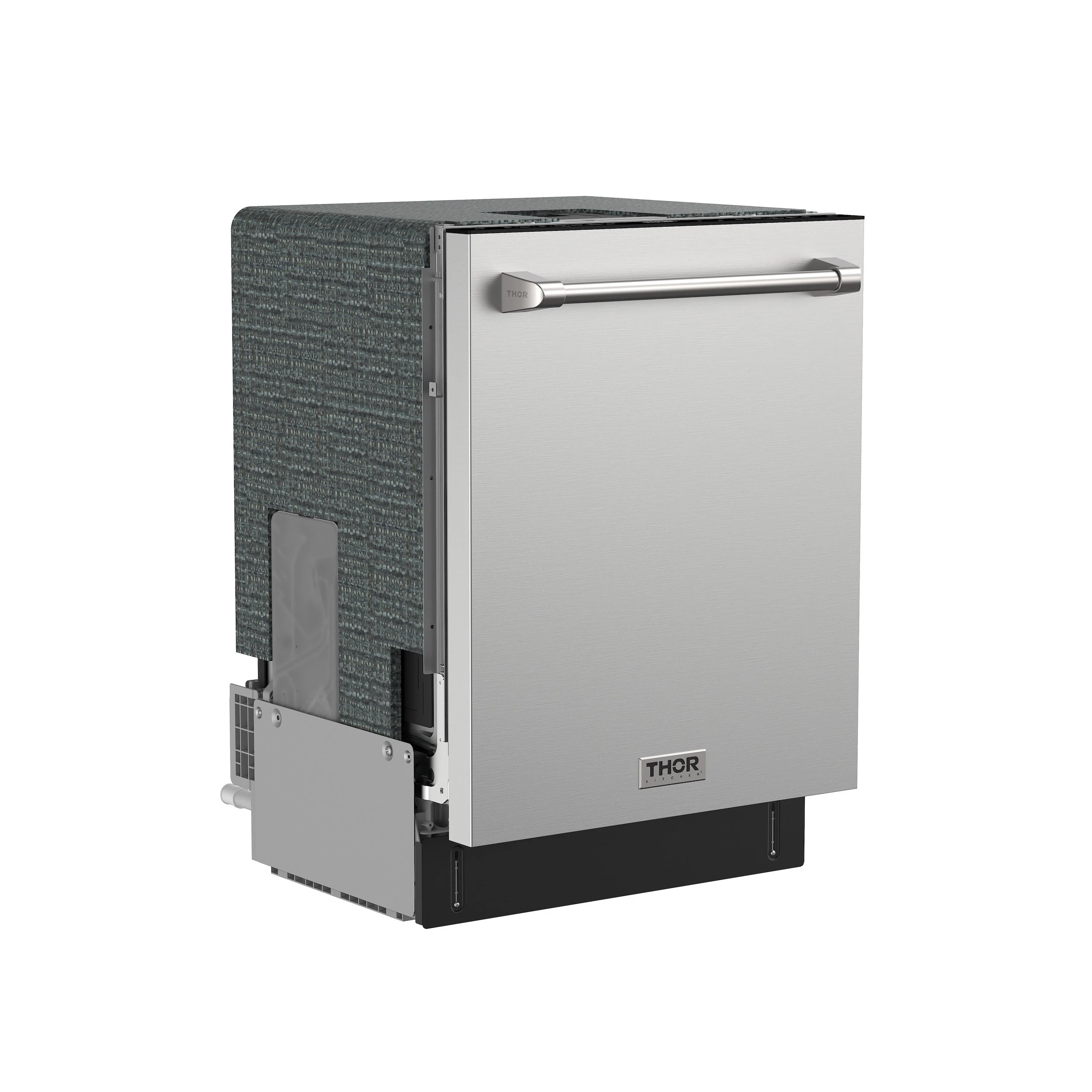 24 Inch Built-in Dishwasher With Open Dry And 7 Cycle In Stainless Steel TDW24C7