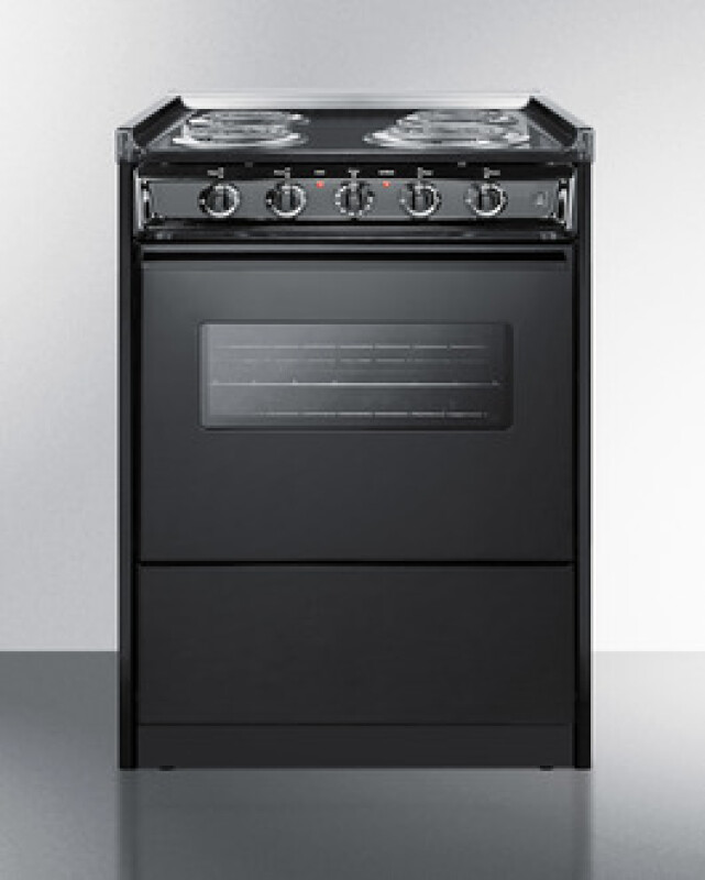 24" Wide Electric Coil Range TEM610CRW
