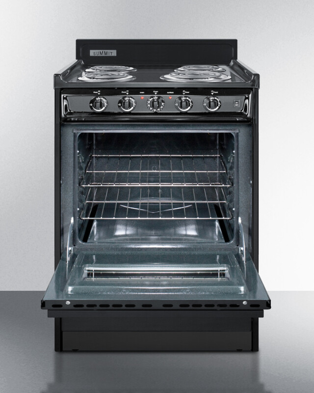 24" Wide Electric Coil Range TEM610CW