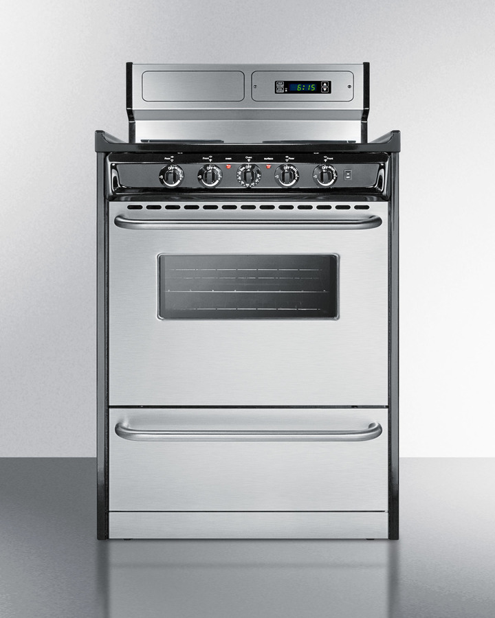 24" Wide Electric Coil Range TEM630BKWY