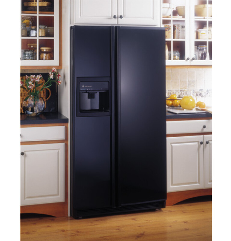 GE Profile Performance™ 25.6 Cu. Ft. Contour Door Side-by-Side Refrigerator with Dispenser and Water by Culligan™ TFB26PPDCC