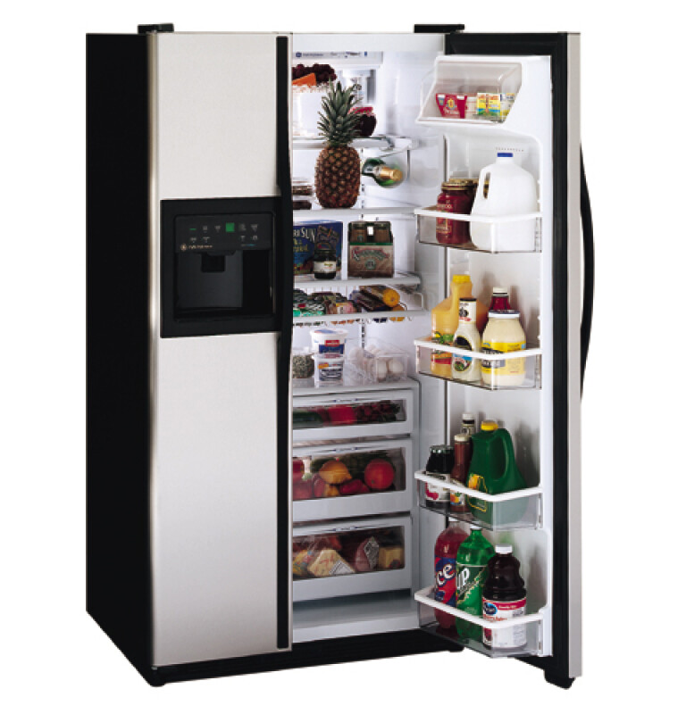 GE Profile Performance™ 28.4 Cu. Ft. Side-by-Side Refrigerator with Dispenser and Water By Culligan™ TFS28PPDBS