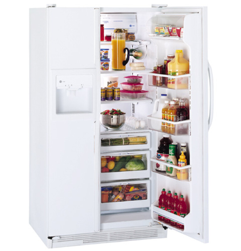 21.9 Cu. Ft. Side-by-Side Refrigerator with Dispenser TFX22PRDBB