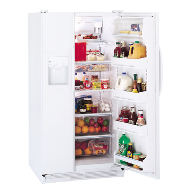 21.9 Cu. Ft. Side-by-Side Refrigerator with Dispenser and Water by Culligan TFX22ZPDBB