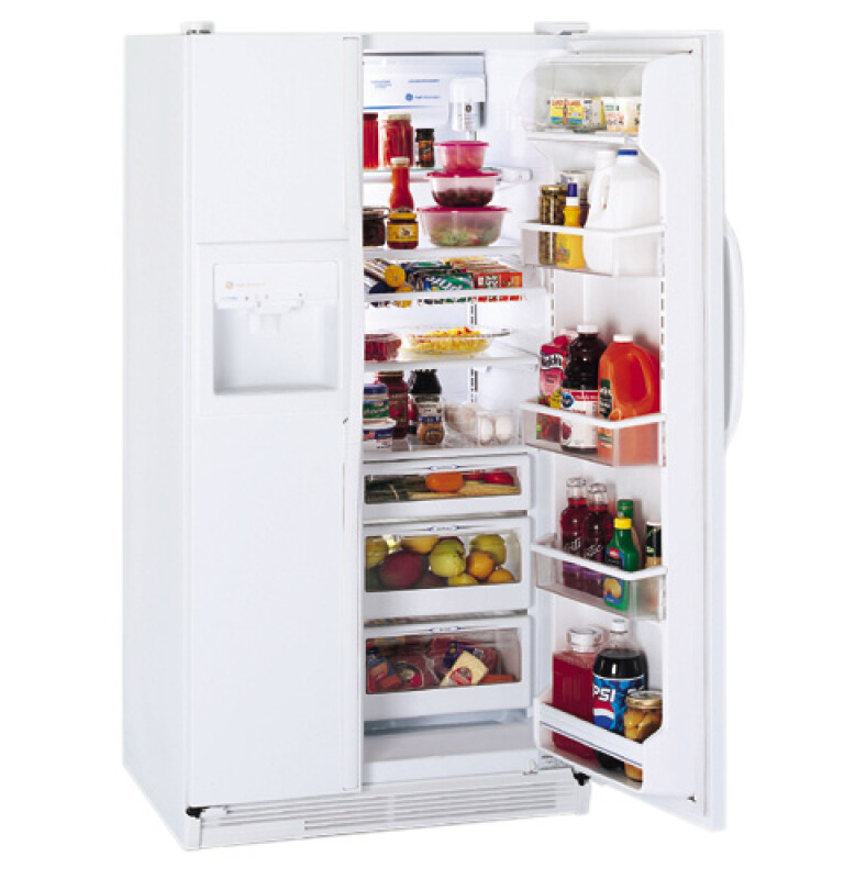 GE Profile Performance™ 25.6 Cu. Ft. Side-by-Side Refrigerator with Dispenser and Water By Culligan™ TFX26PPDWW
