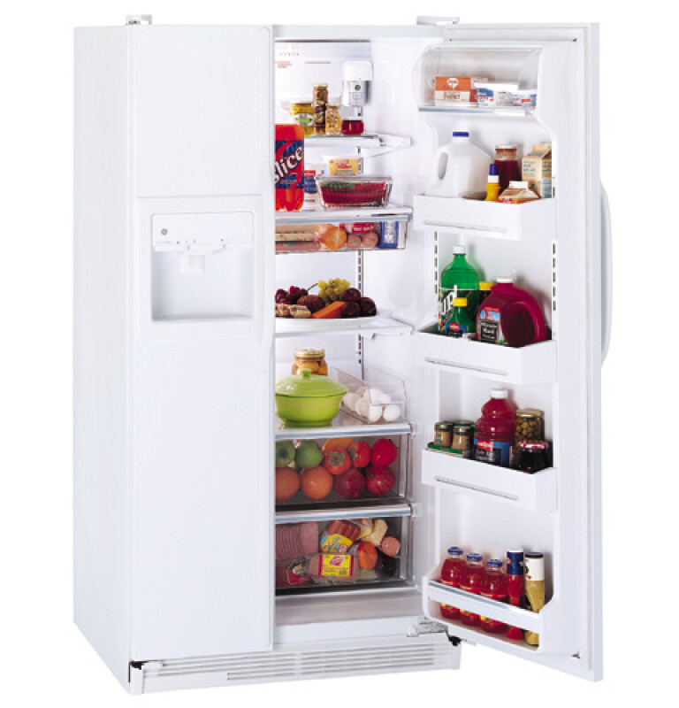 25.6 Cu. Ft. Side-by-Side Refrigerator with Dispenser and Water by Culligan TFX26ZPDBB