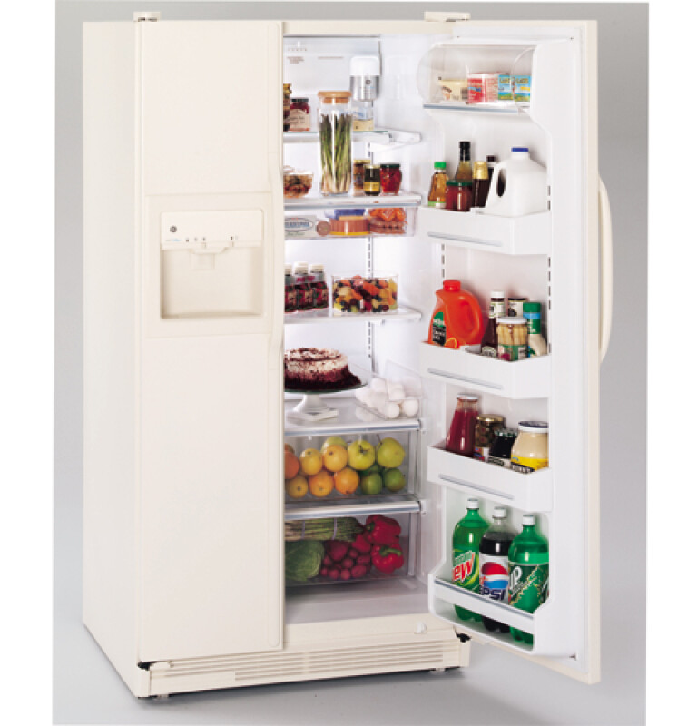 25.6 Cu. Ft. Side-by-Side Refrigerator with Dispenser and Water by Culligan TFX26ZPDCC