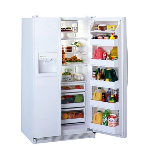 GE Profile Performance 26.6 Cu. Ft. Side-By-Side Refrigerator with Dispenser TFX27PPBWW