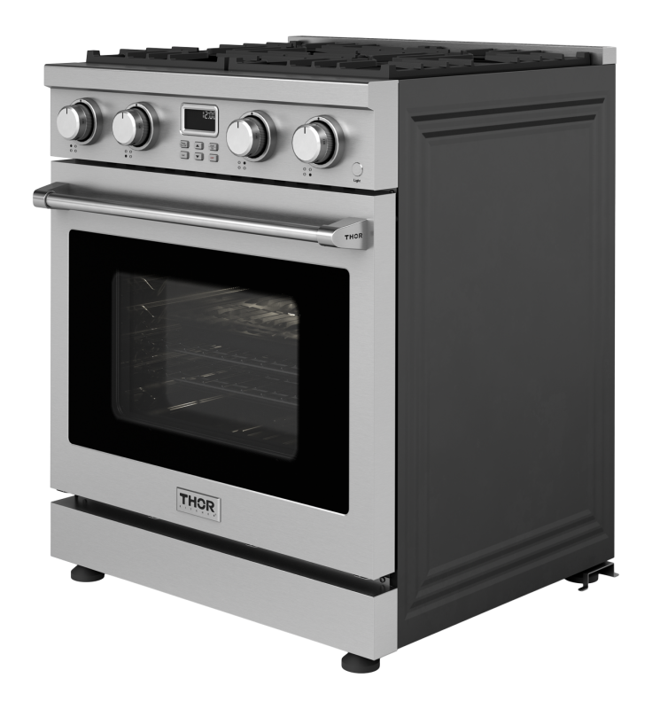 30 Inch Contemporary Professional Liquid Propane Range Thor Kitchen ARG30LP