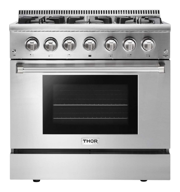 36-inch Dual Fuel Range Professional HRD3606U