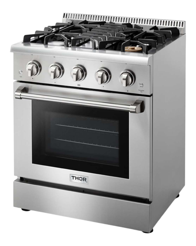 30-inch Professional Liquid Propane Range HRG3080ULP