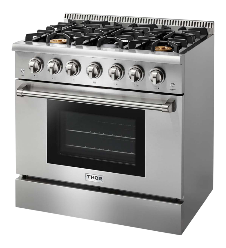 36-inch Professional Gas Range HRG3618U