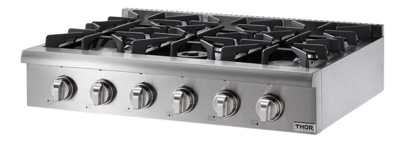 36-inch Professional Gas Rangetop HRT3618U