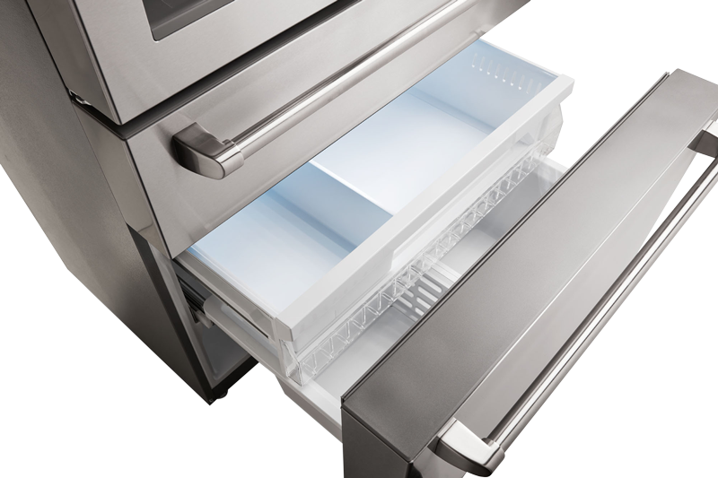 36 Inch Professional French Door Refrigerator With Ice And Water Dispenser TRF3601FD