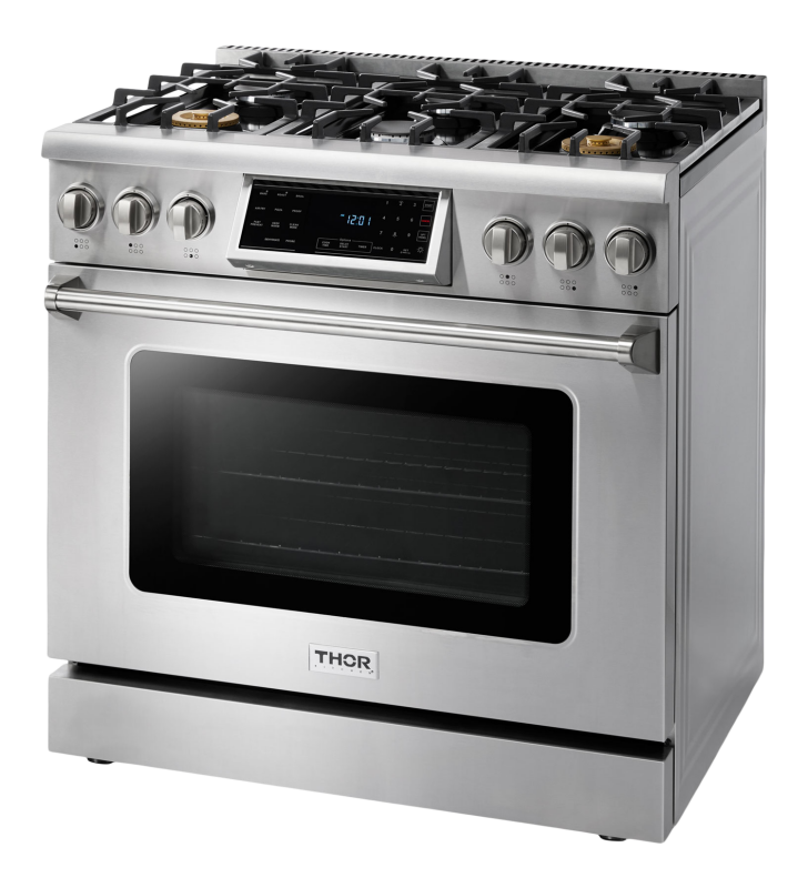 36-inch Tilt Panel Professional Liquid Propane Range TRG3601LP