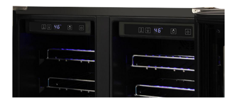 42 Bottle Dual Zone Built-in Wine Cooler TWC2402