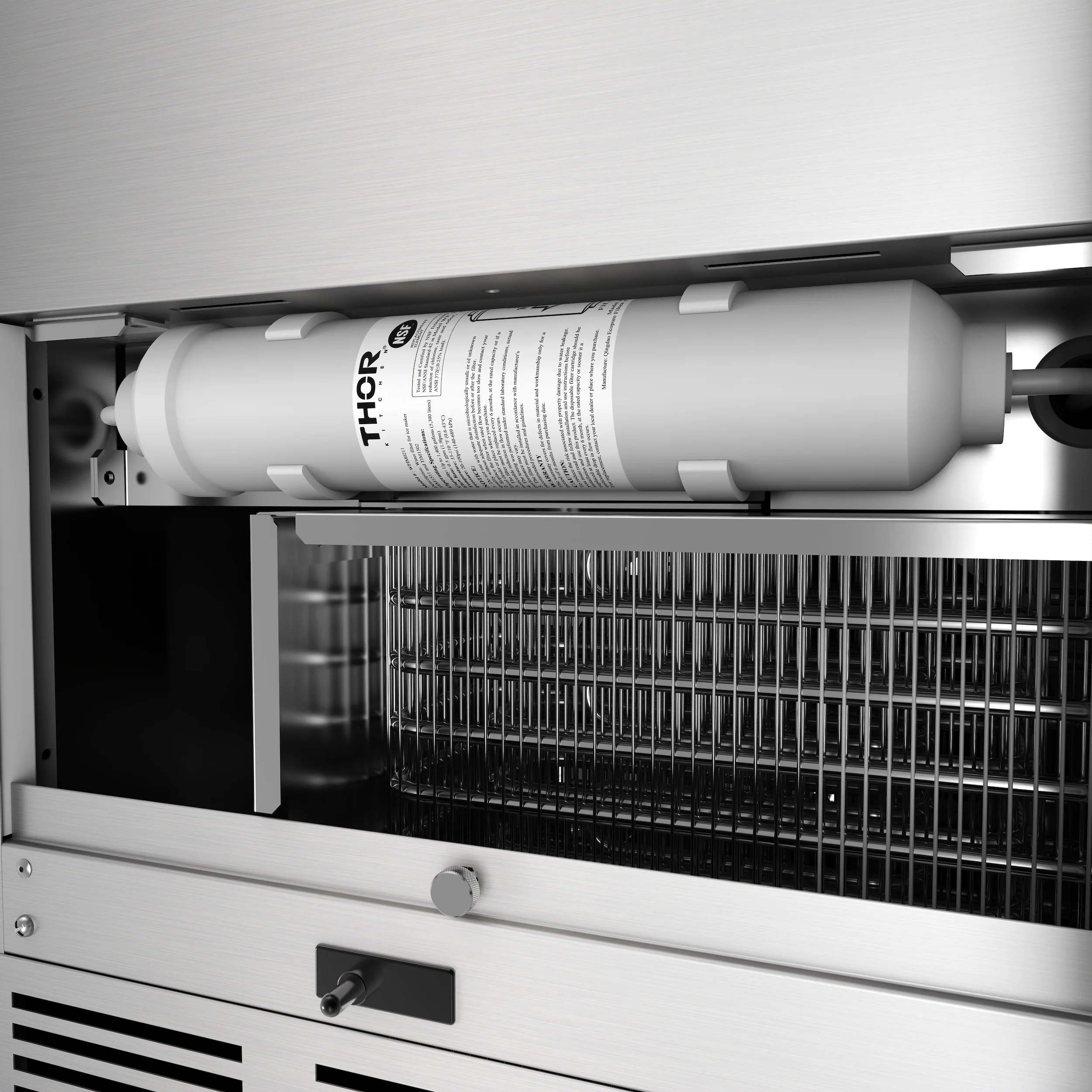 15 Inch Freestanding/built-in Gourmet Ice Maker With Water Filter And Reversible Door TIM1511
