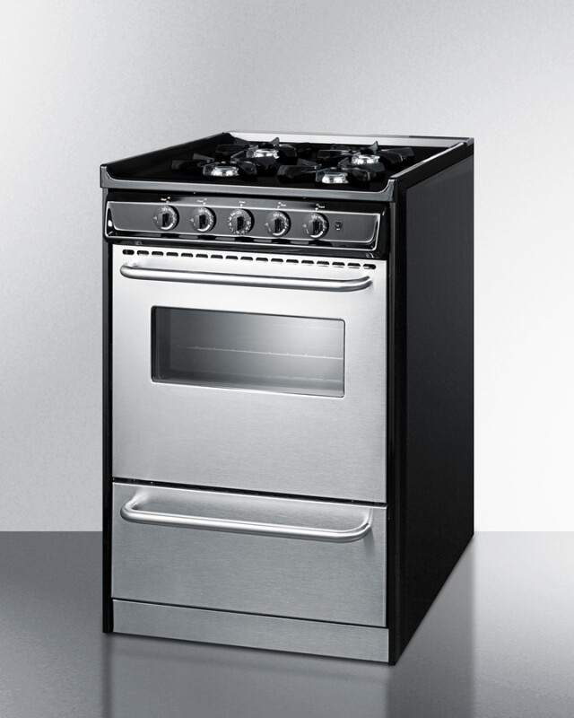 20" Wide Gas Range, Open Burners TNM1107BRW
