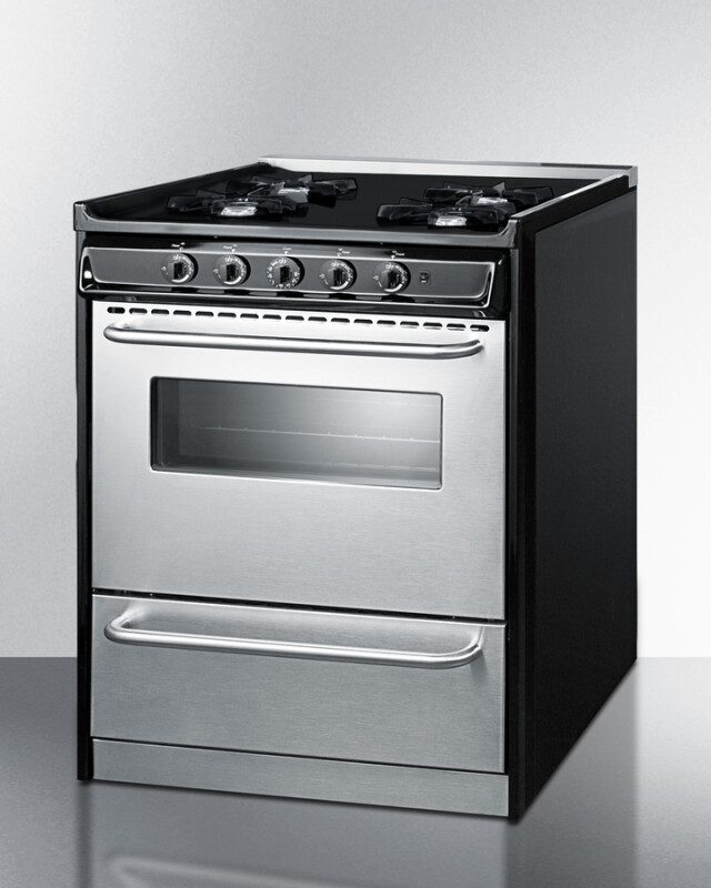 30" Wide Gas Range, Open Burners TNM2107BRW