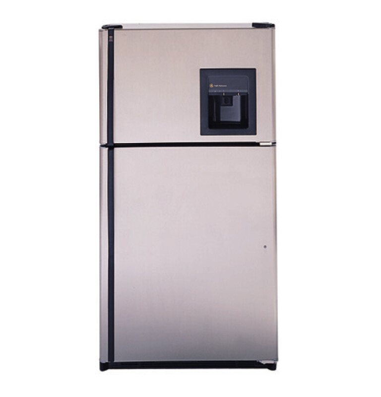 GE Profile Performance™ 21.7 Cu. Ft. CustomStyle™ No-Frost Top-Freezer Refrigerator with Dispenser TNS22PRCLBS