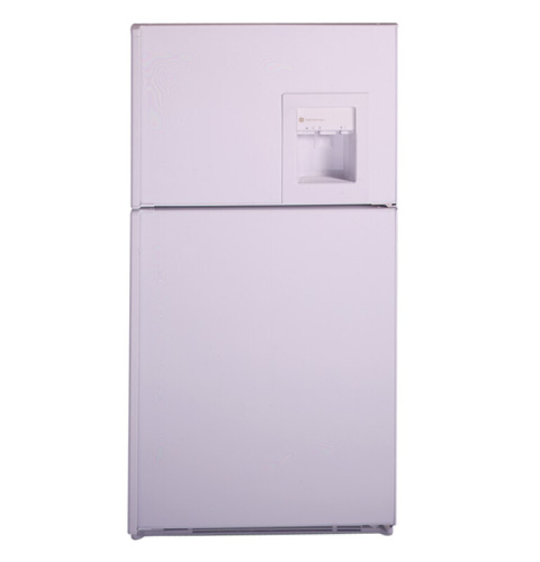 GE Profile Performance™ 21.7 Cu. Ft. Top-Freezer No-Frost "Built-In-Style" Refrigerator with Dispenser TNX22BRCRWW