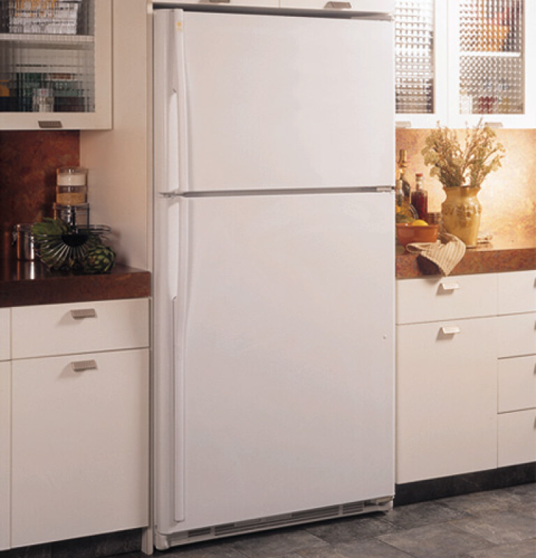 GE Profile Performance™ 21.9 Cu. Ft. Top-Freezer No-Frost CustomStyle™ Refrigerator TNX22PACRCC