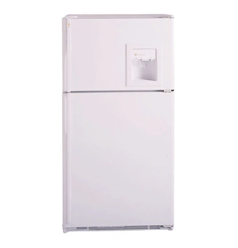 GE Profile Performance 21.7 Cu. Ft. Top-Freezer No-Frost CustomStyle Refrigerator with Dispenser TNX22PRCLWW