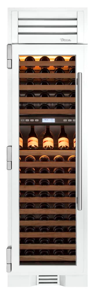 Wine Column, Left Hinged, Matte White TR24DZWLSGA030H04