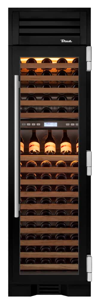 Wine Column, Right Hinged, Gloss Black TR24DZWRSGA044H04