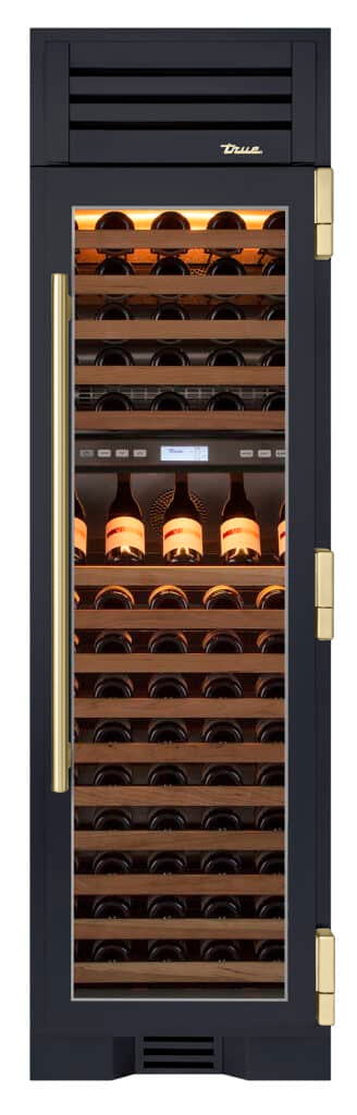 Wine Column, Right Hinged, Juniper, Gold Hardware TR24DZWRSGA104H08