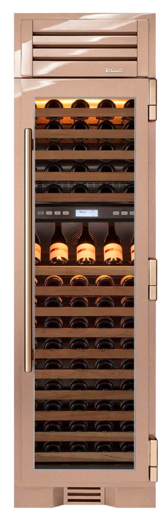 Wine Column, Right Hinged, Champagne, Copper Hardware TR24DZWRSGA179H03