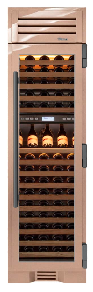 Wine Column, Right Hinged, Champagne, Pewter Hardware TR24DZWRSGA179H05