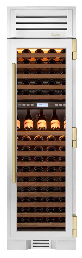Wine Column, Right Hinged, Gold Hardware TR24DZWRSGAH08