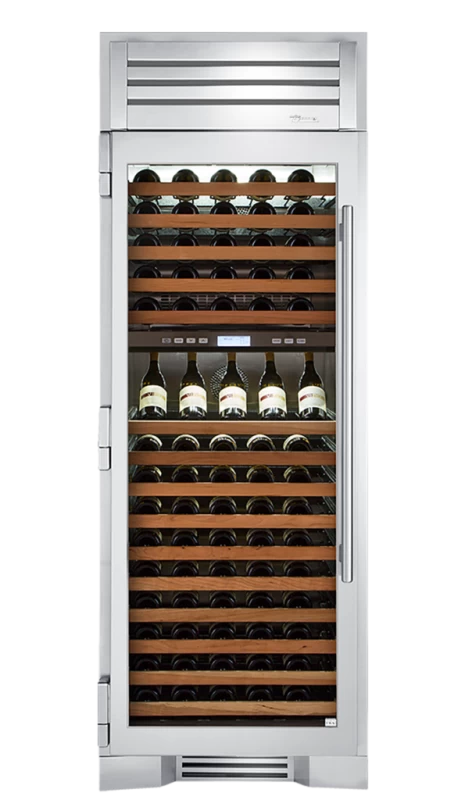 True Residential 30″ Dual Zone Wine Column, Left Hinge Stainless Steel TR30DZWLSGC Picture 1