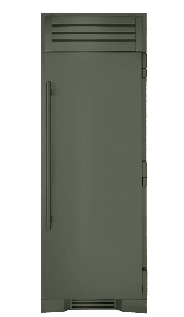 True Residential 30″ Refrigerator Column Solid Stainless Olive TR30REFRSSC238H01 Picture 1