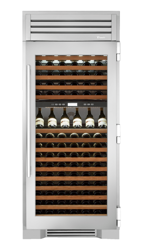 Wine Column, Right Hinged, Chrome Hardware TR36DZWRSGCH02