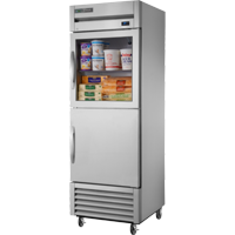 Reach-In Combination Half Swing Door Stainless Steel Refrigerator with Hydrocarbon Refrigerant~Framed Glass Door Version 01 TS231G1HCFGD01
