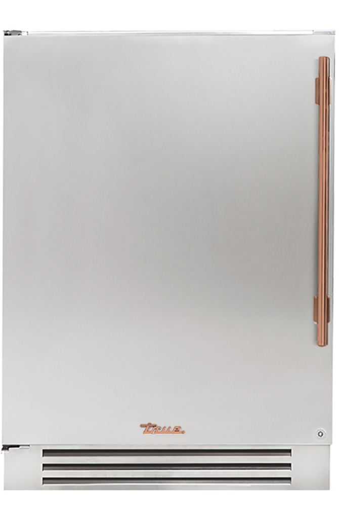 Undercounter Freezer, Left Hinged, Color Match, Copper Hardware TUF24LOPCDSKXXXH03