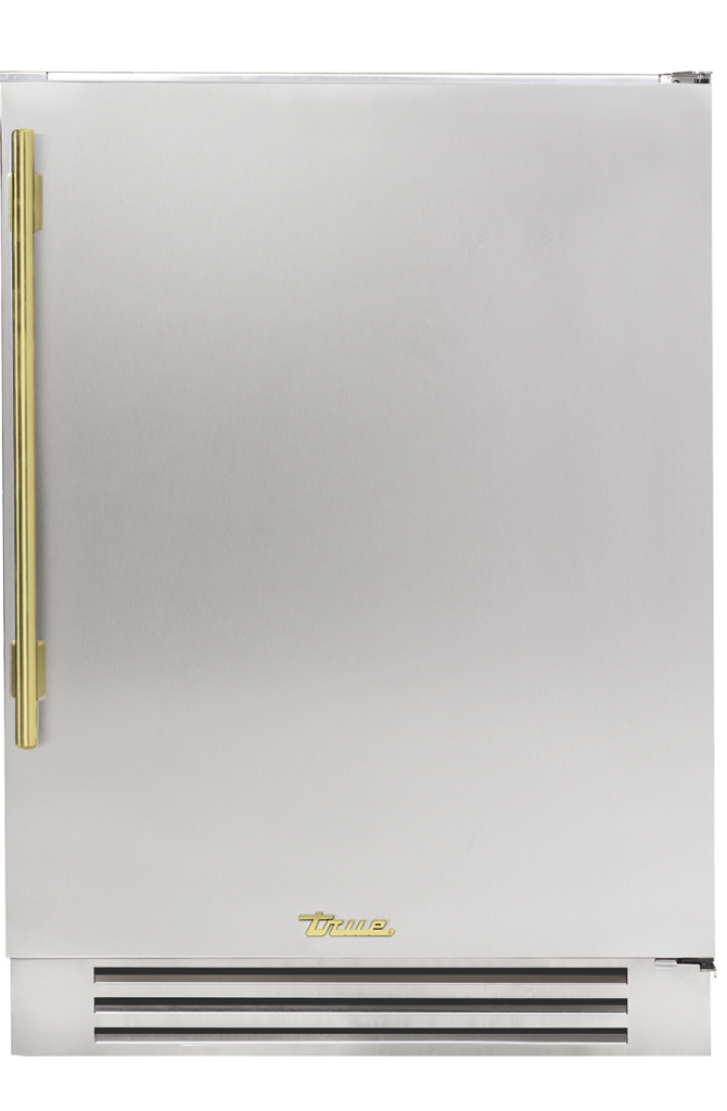 Undercounter Freezer, Right Hinged, Color Match, Brass Hardware TUF24ROPCDSKXXXH01