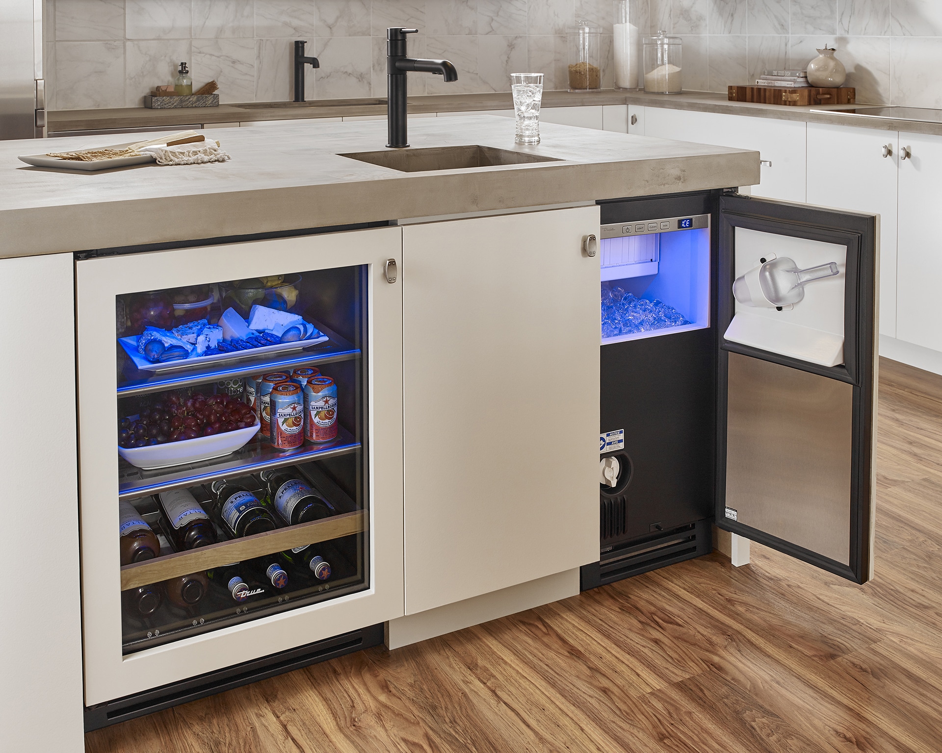 Clear Ice Machine, Left Hinged TUI15LSSD