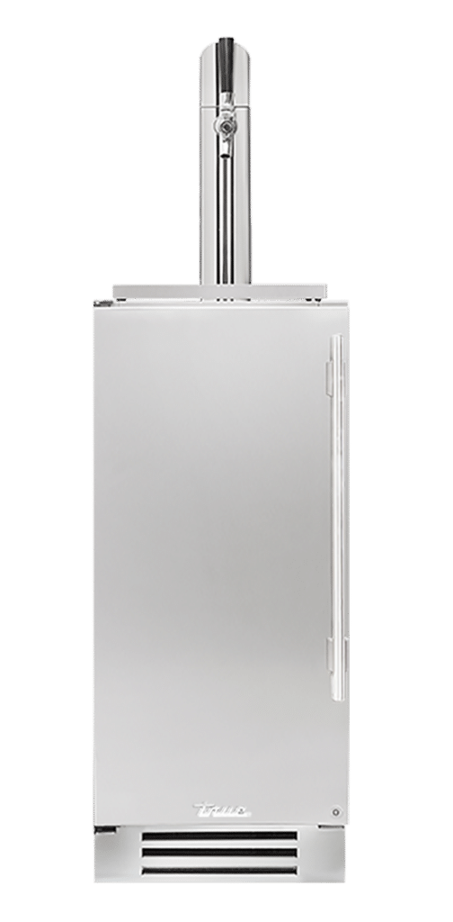 Undercounter Beverage Dispenser, Left Hinged, Color Match, Chrome Hardware TUR15BDLOPCDSKXXXH02